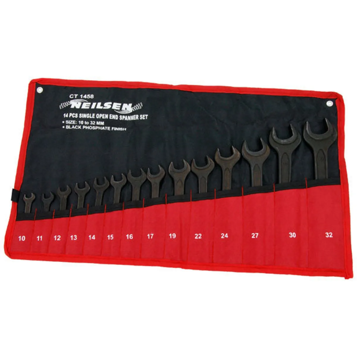 Single Open End Spanner 14pc Set 10-32mm - Image 2