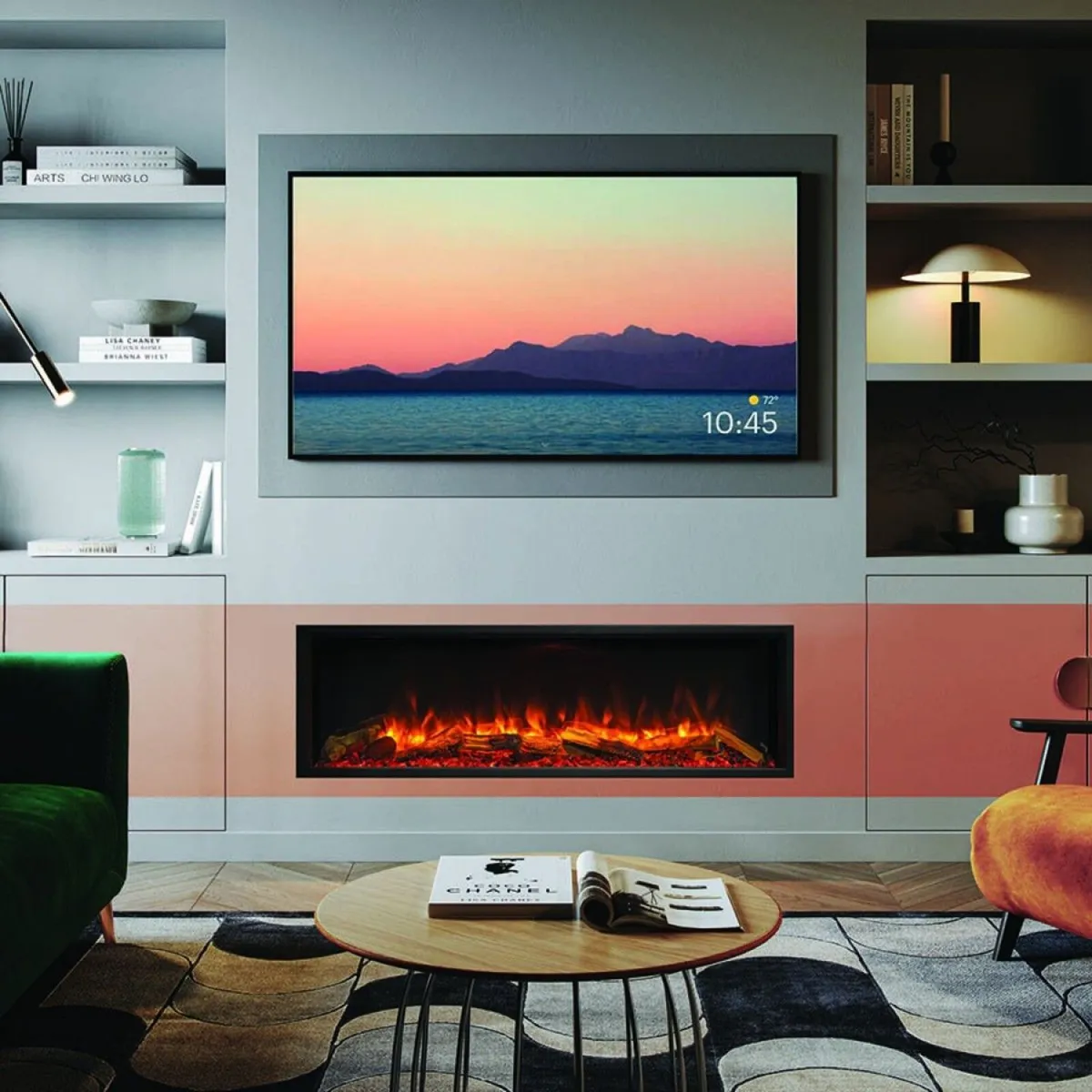 Gazco eReflex 135RW- 3 sided electric fire - Image 4