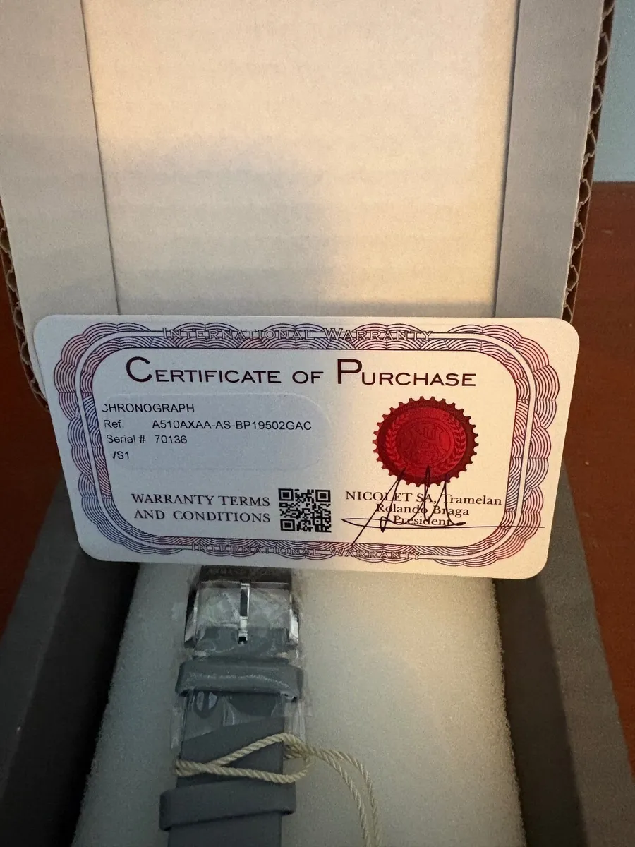 Armand Nicolet vs1 Chronograph watch - Image 2