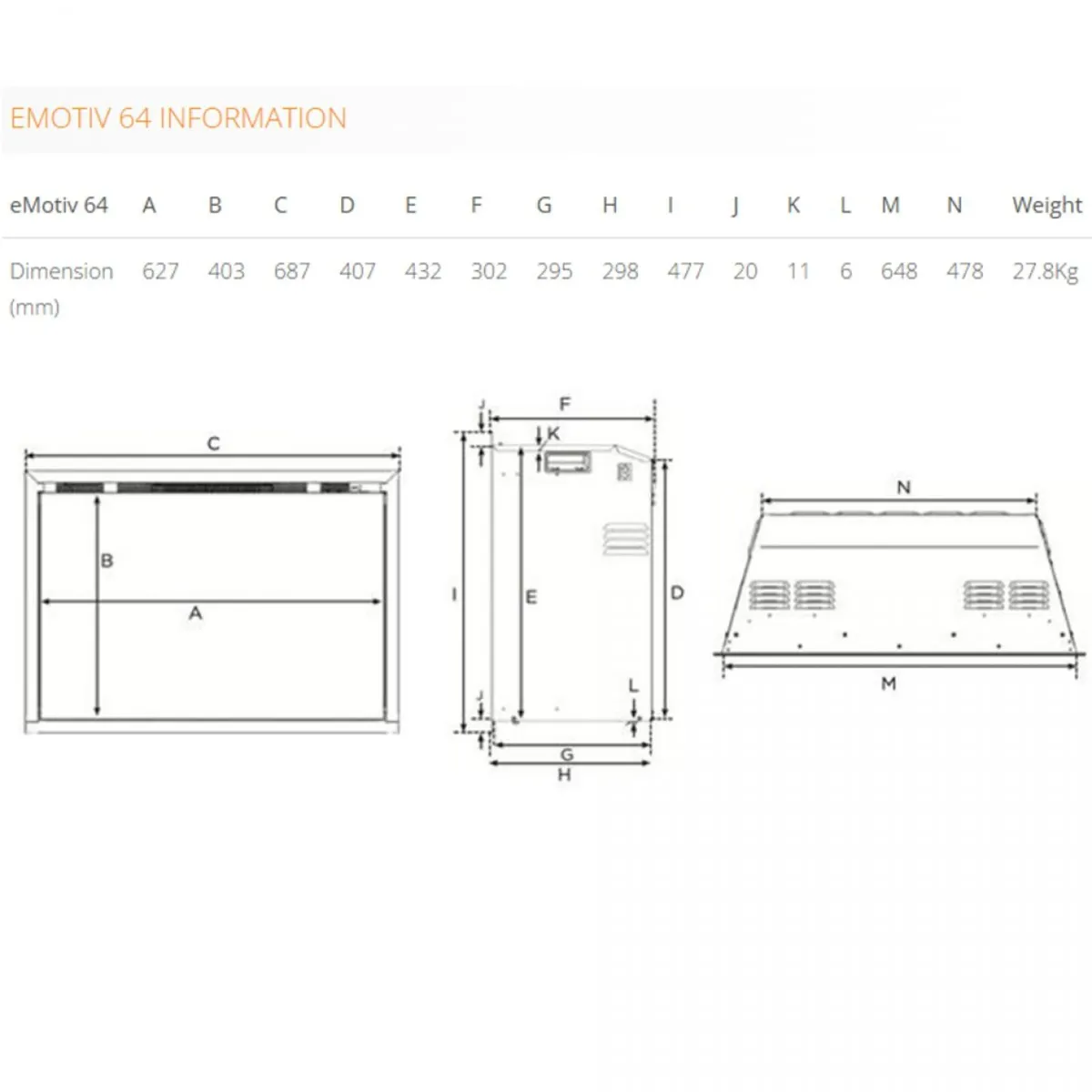 Gazco eMotiv 64 Compact Electric Fire Inset - Image 2