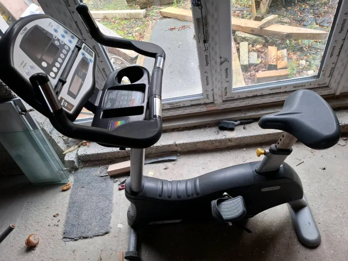 Cybex upright gym bike