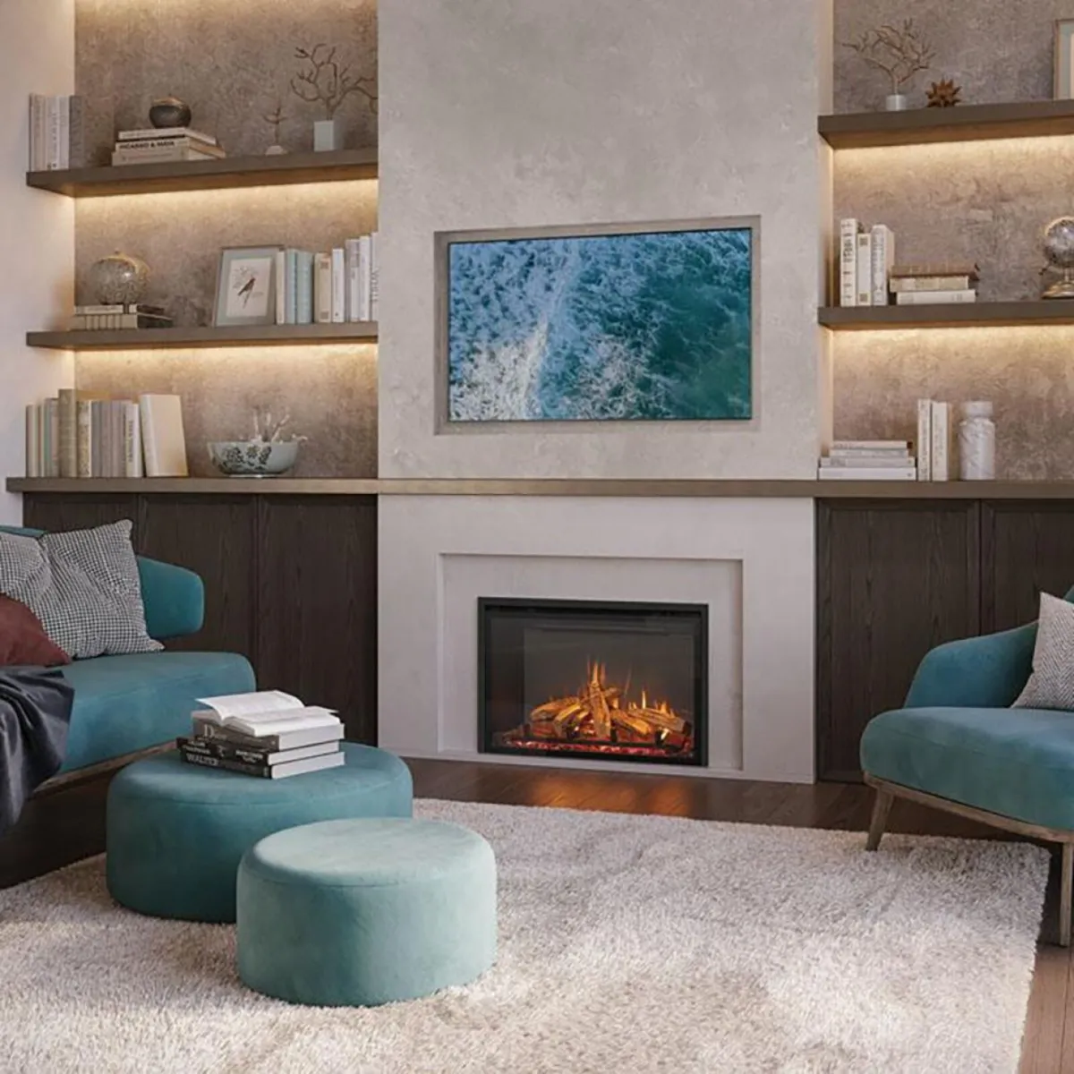 Gazco eMotiv 74 Compact Electric Fire Inset - Image 3