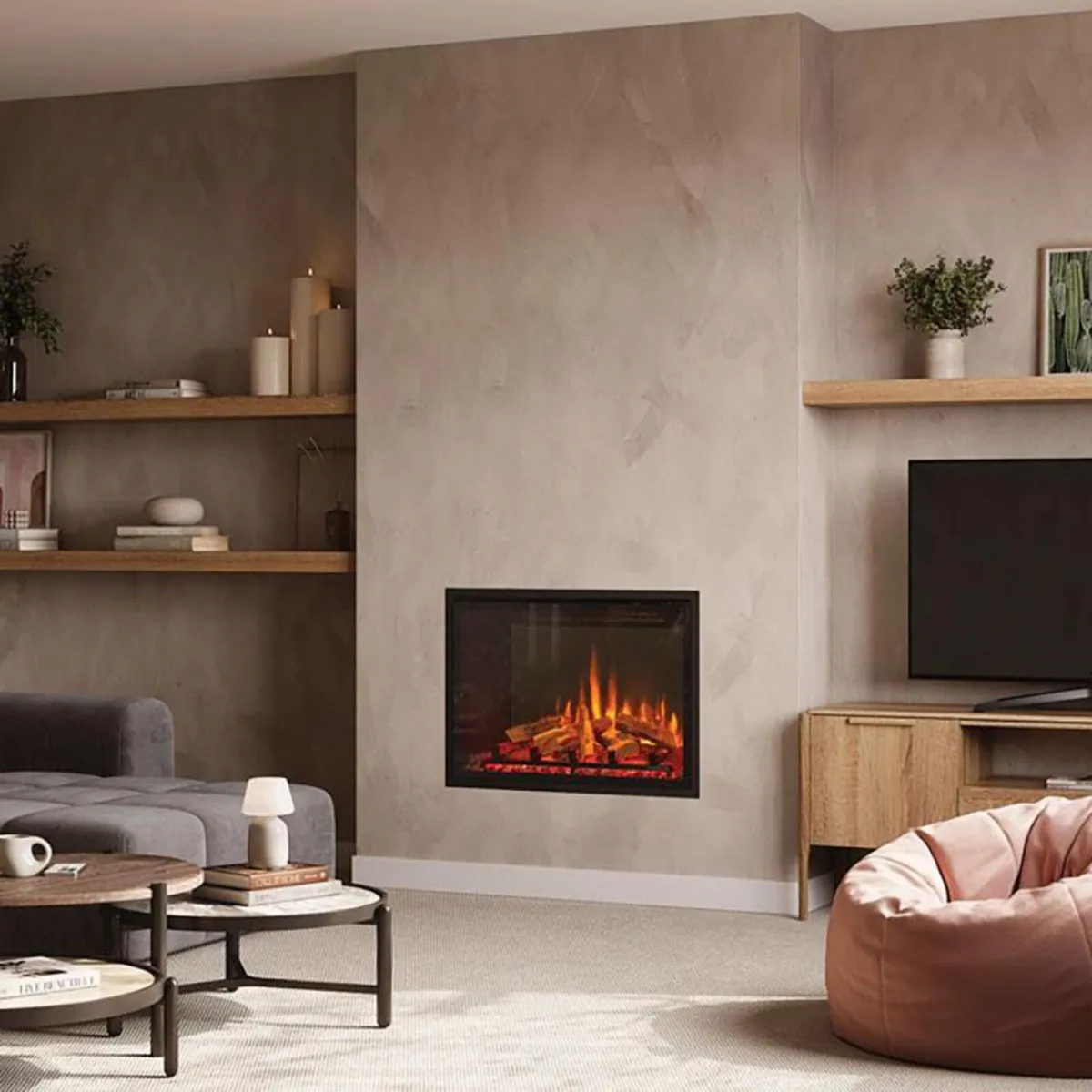 Gazco eMotiv 84 Compact Electric Fire Inset - Image 4