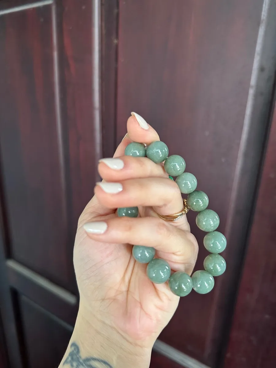 Certified Grade A Burma Jadeite Jade Bracelet - Image 1