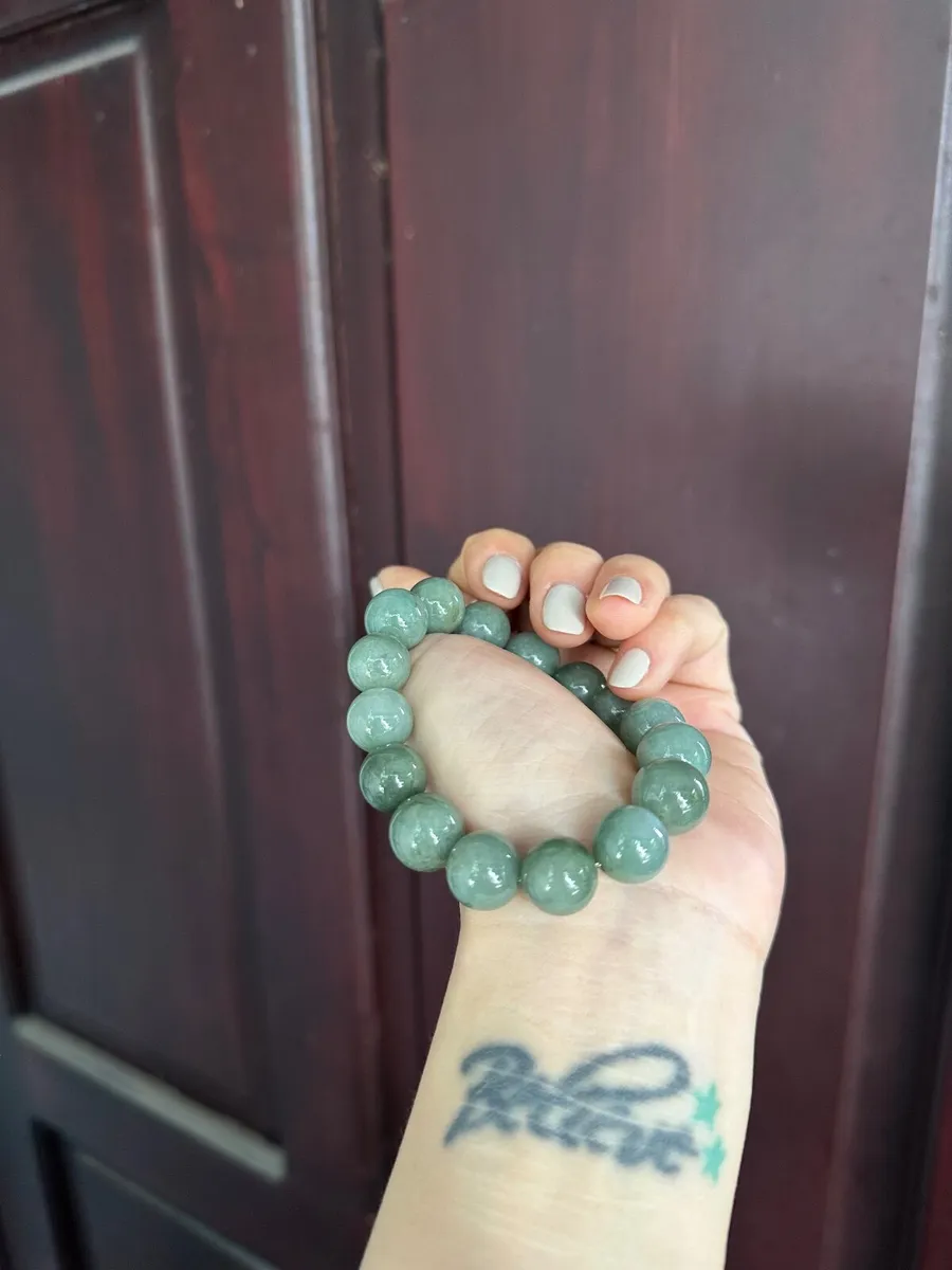 Certified Grade A Burma Jadeite Jade Bracelet - Image 3