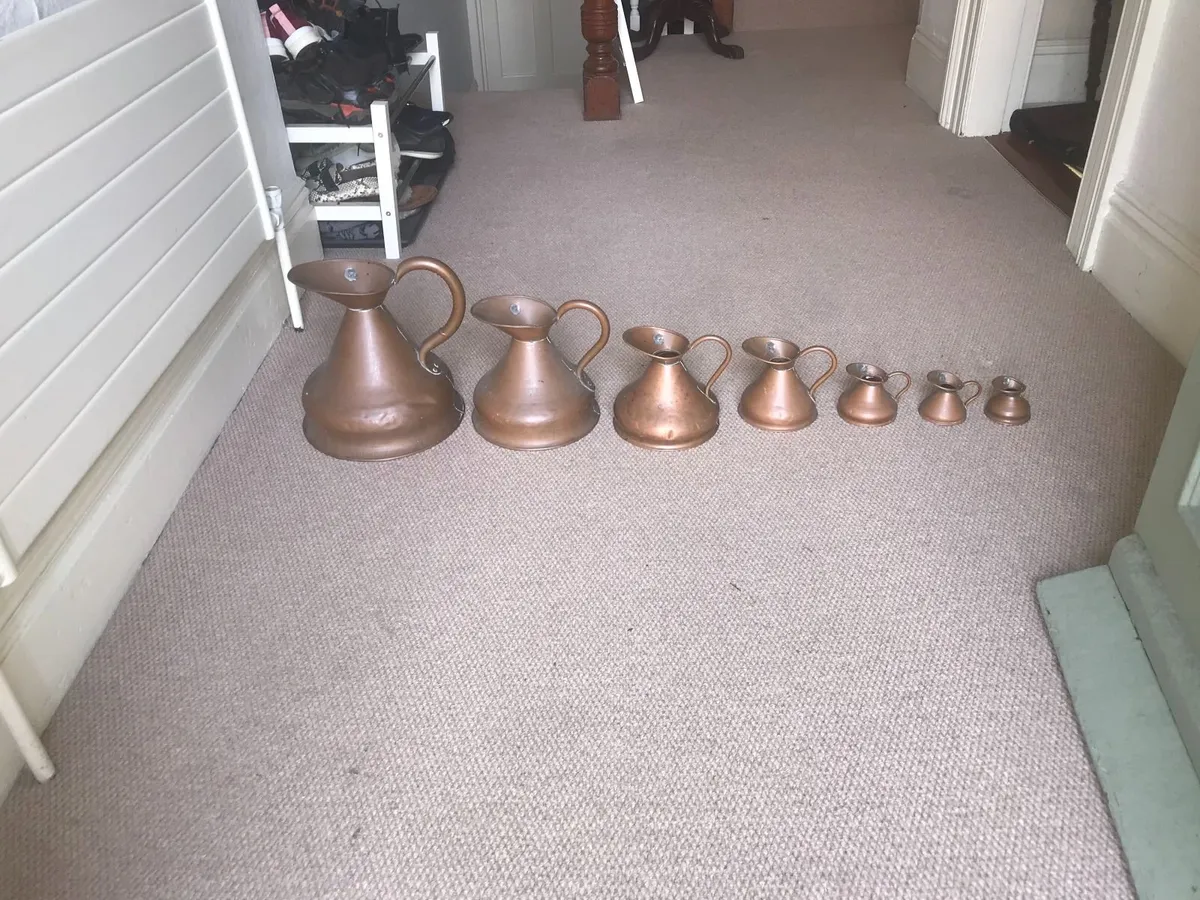 Whiskey Measures- Antique- Copper - Image 1