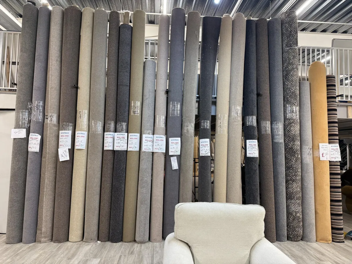 A Selection of Carpet Rolls **Online Auction** - Image 1