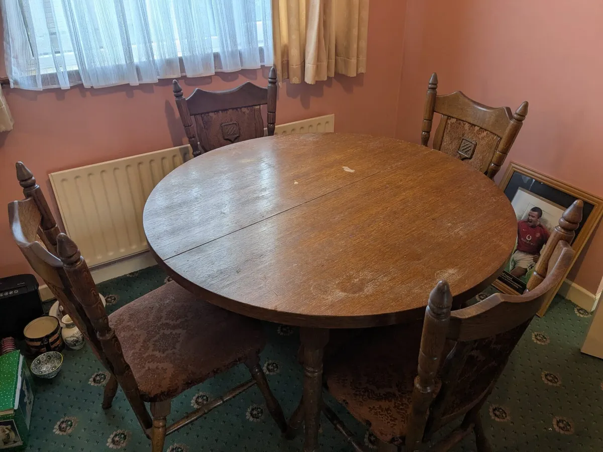 Table and chairs