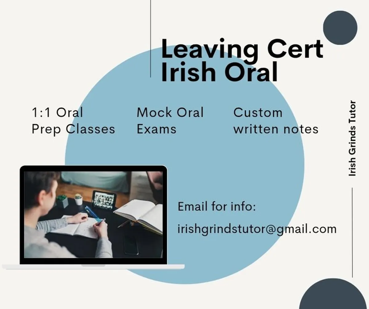 No Irish Oral notes? Fix it now.