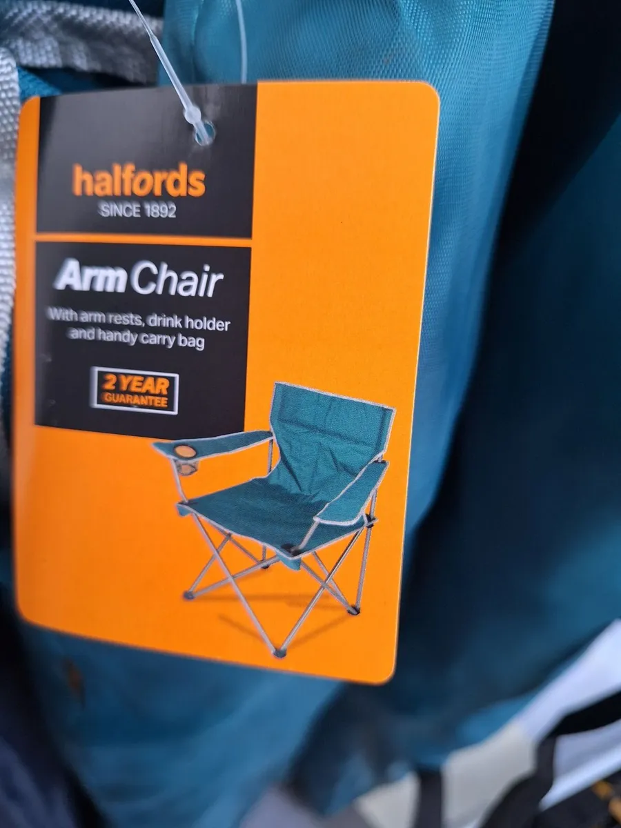 NEW 4 x camping armchairs - Image 2