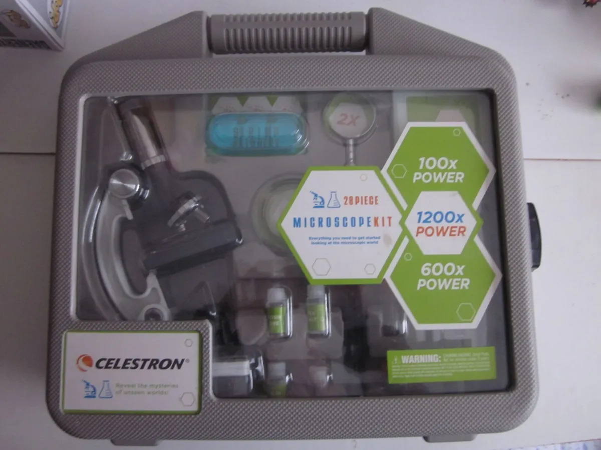 Celestron 28 Piece Microscope Kit New - Image 1