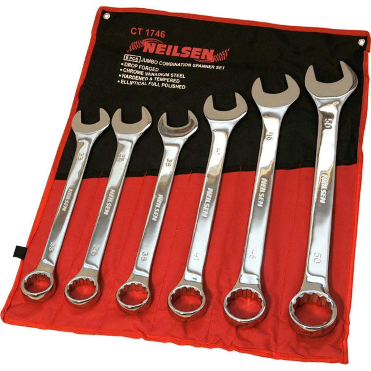 6pc Combination Spanner Set - Image 1