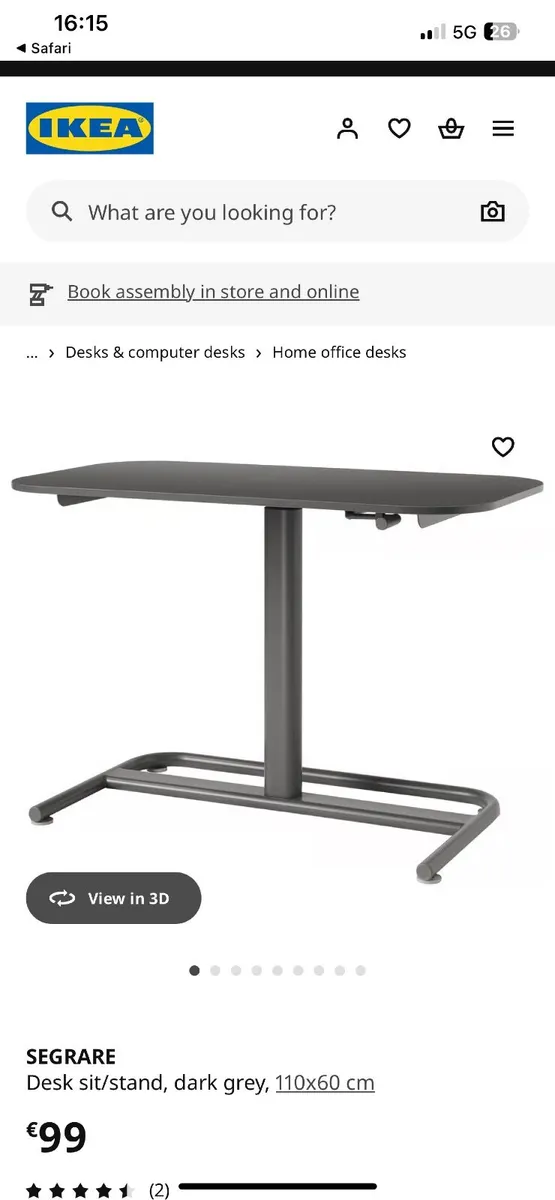 Office chair and table - Image 4