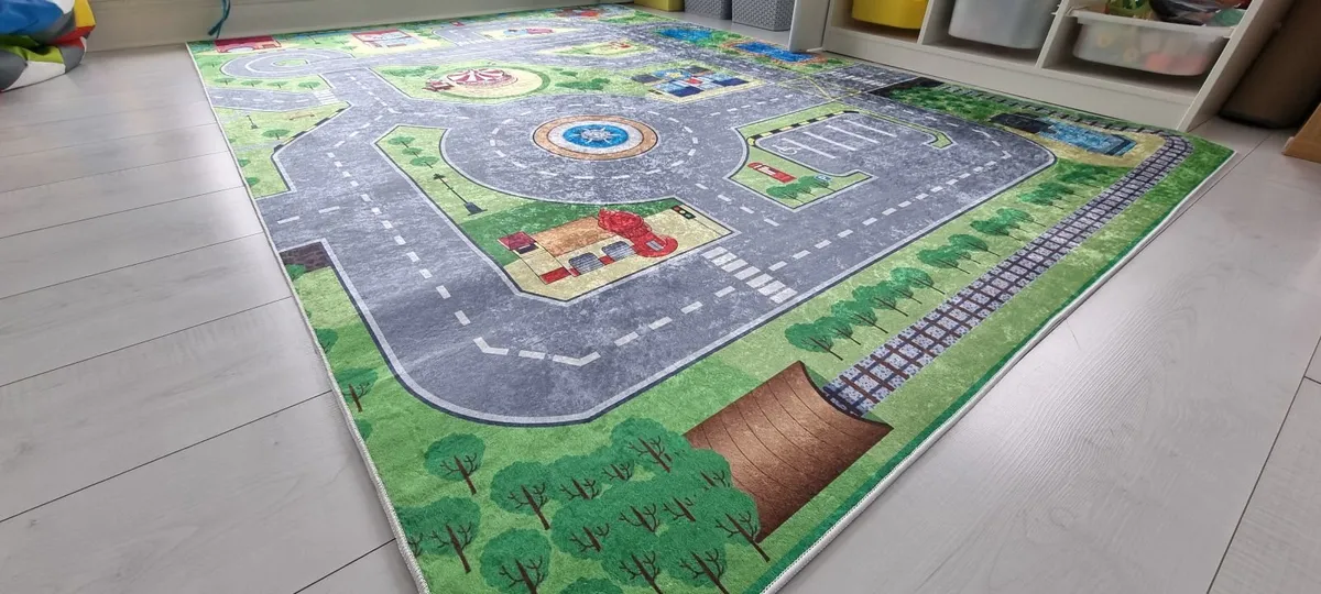 Kids Carpet Rug Play Mat Antislip - Image 4