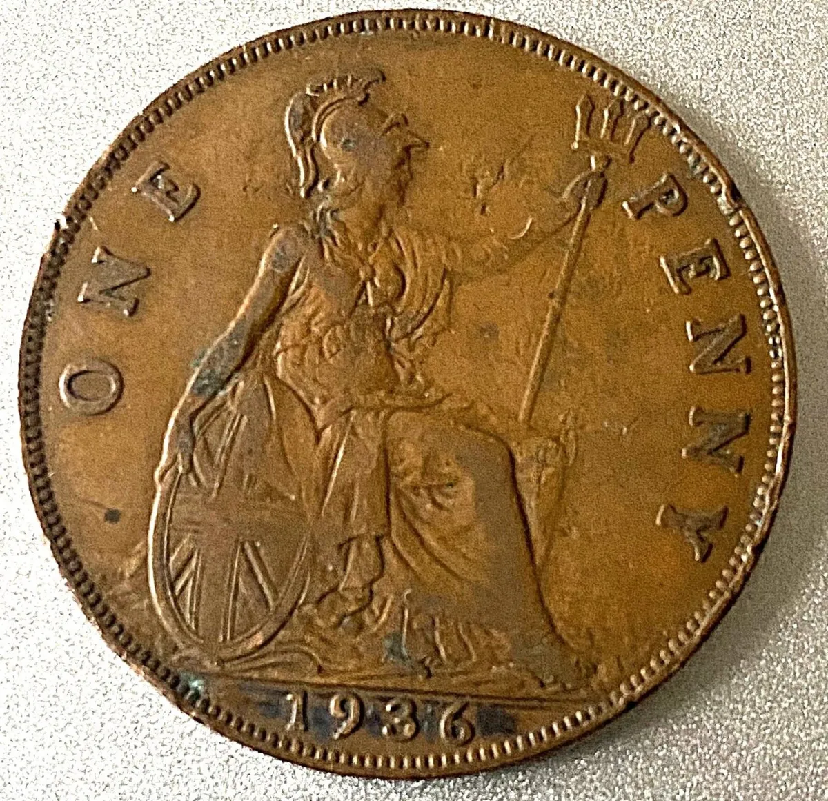 UK Penny, George v. from 1936 - Image 3