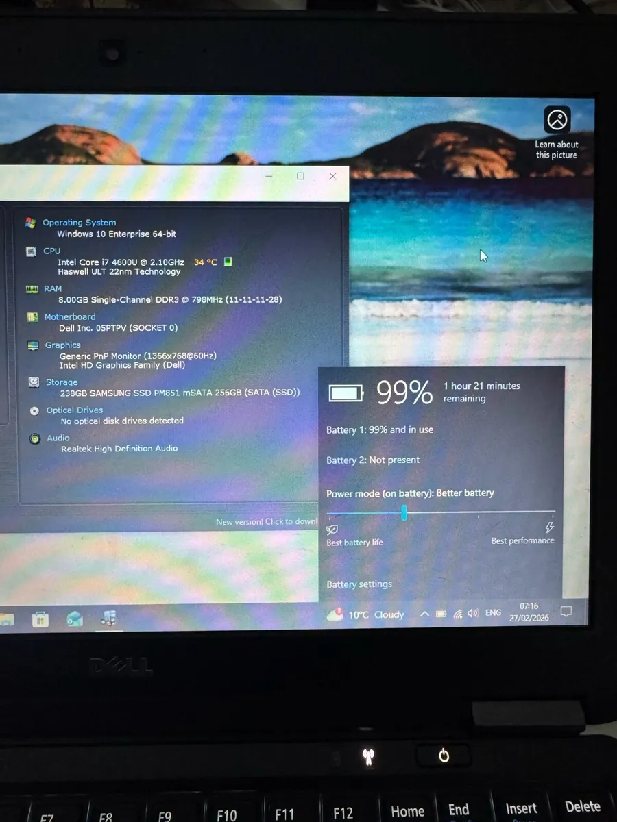 Dell i7 laptop - Image 4