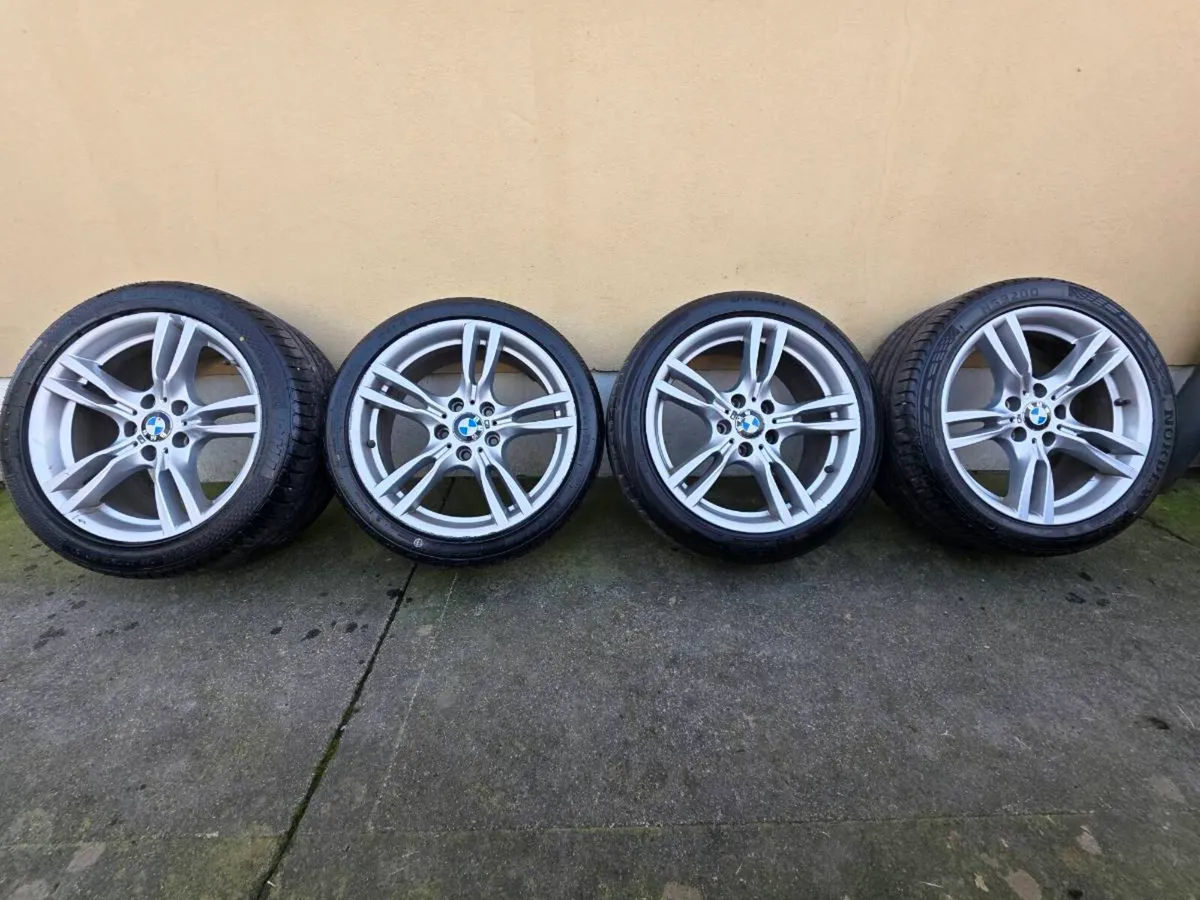 18" Genuine BMW 400m Alloy wheels and tyres - Image 2