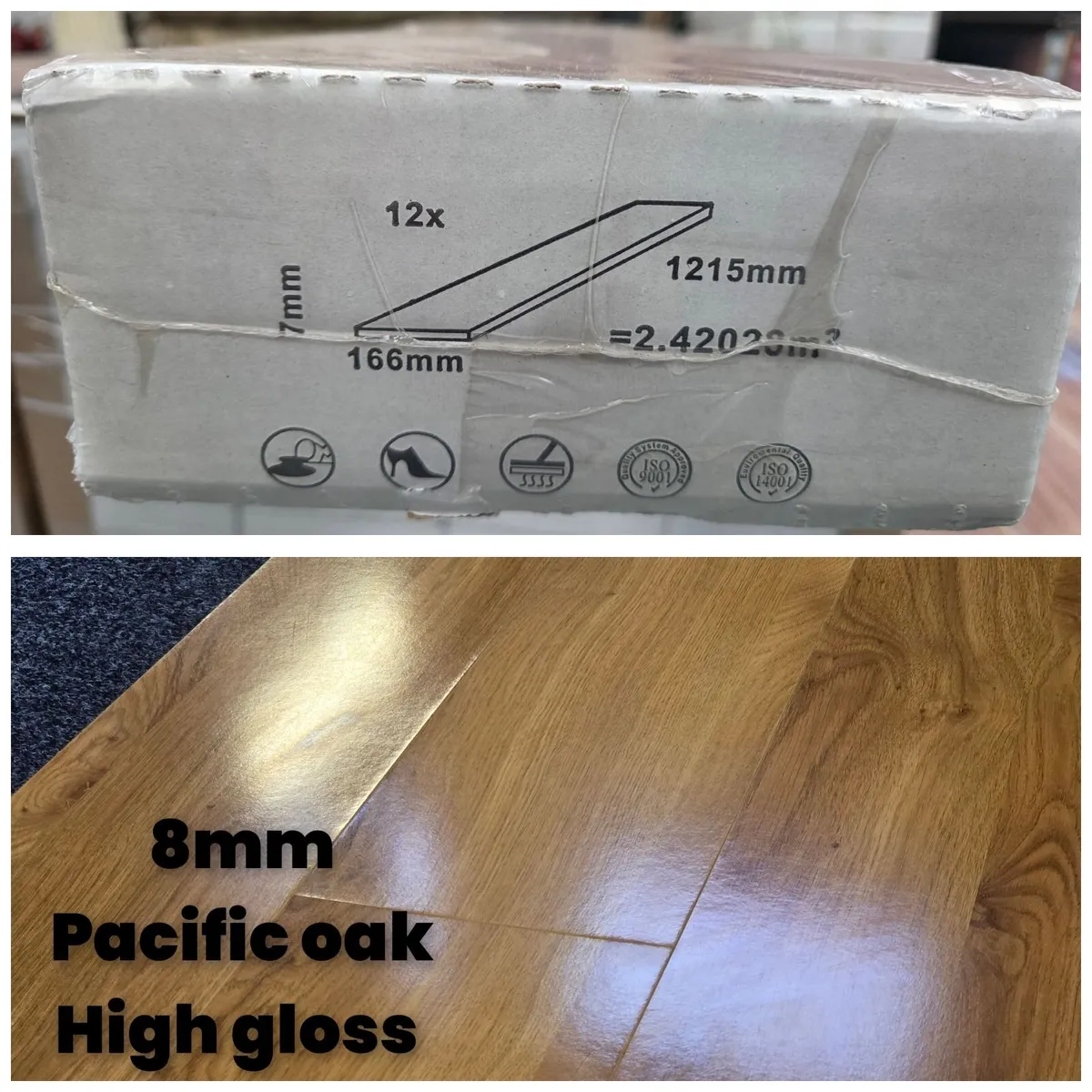 7mm  Laminated Click Flooring - Image 1