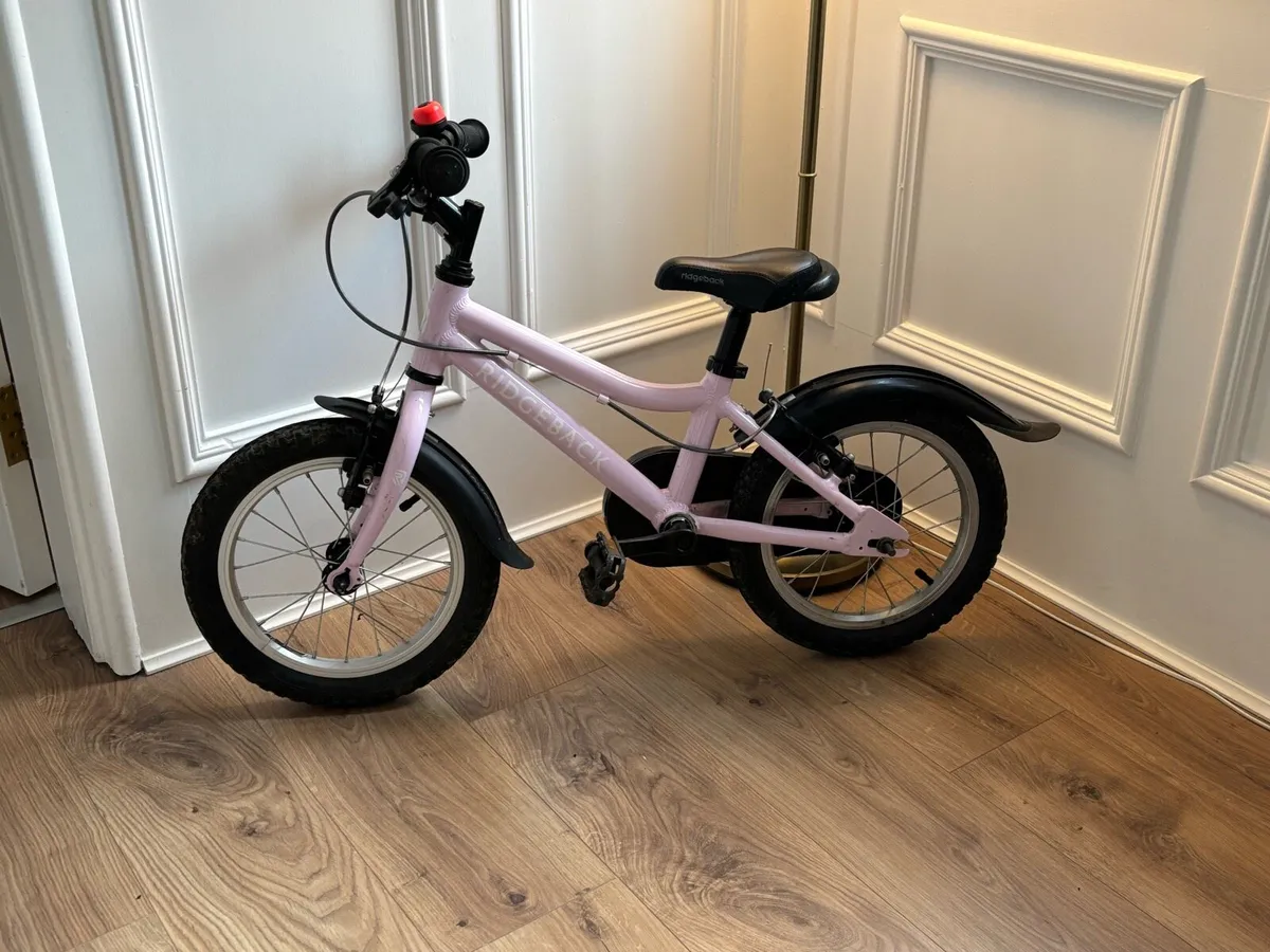 Girls bike 14” wheel ridgeback pink