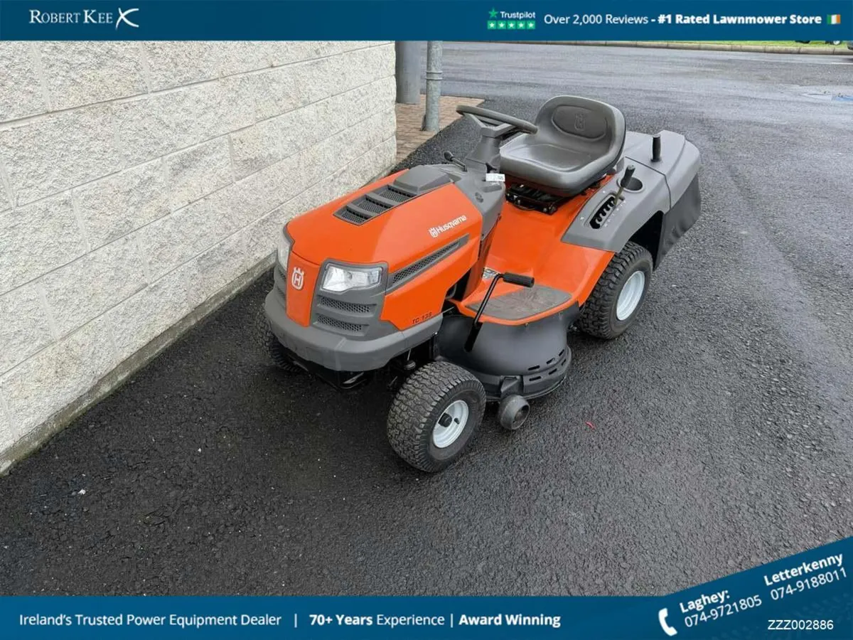 Husqvarna TC138 Ride-On Mower - ZZZ002886 - Image 1