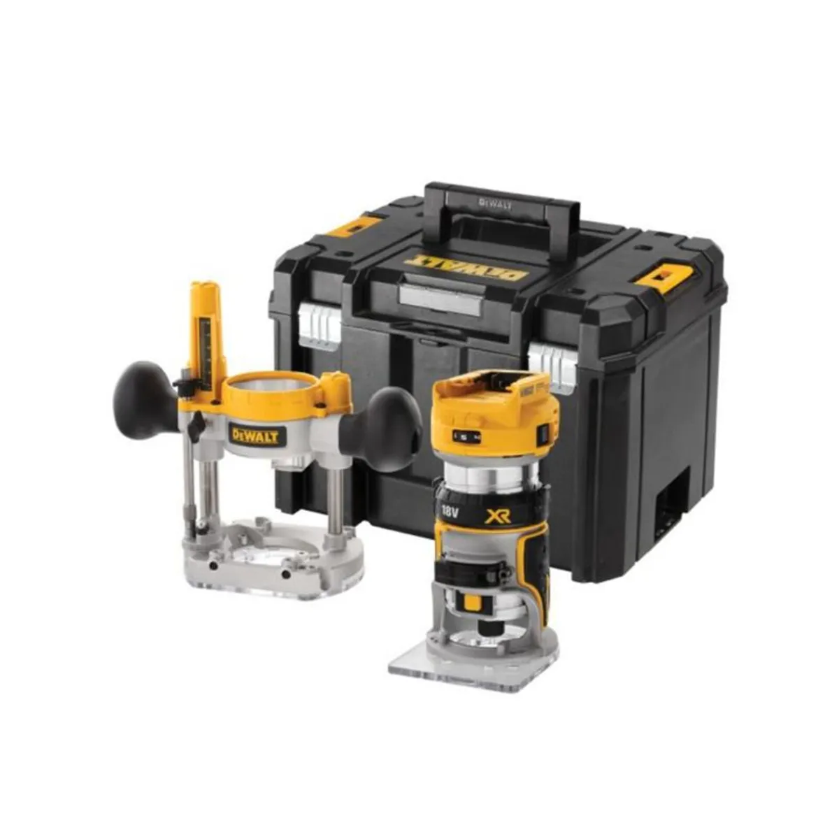 Dewalt Brushless 1/4″ Router with Base 18V  – Bare - Image 1