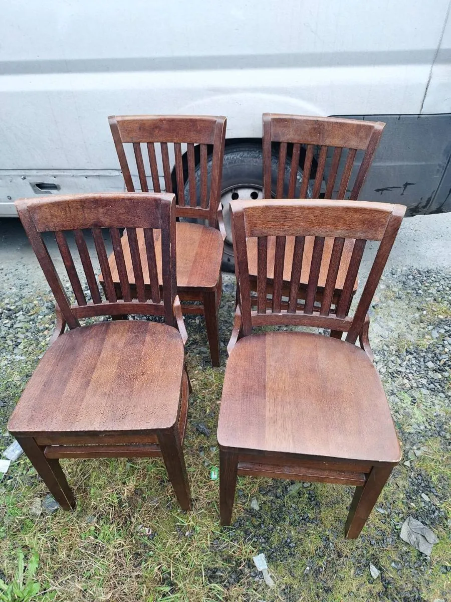 Wooden chairs (DELIVERY) - Image 1