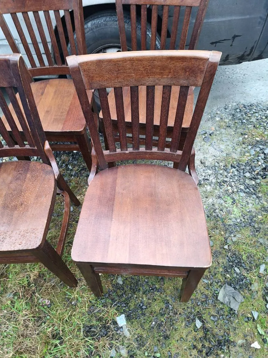 Wooden chairs (DELIVERY) - Image 2