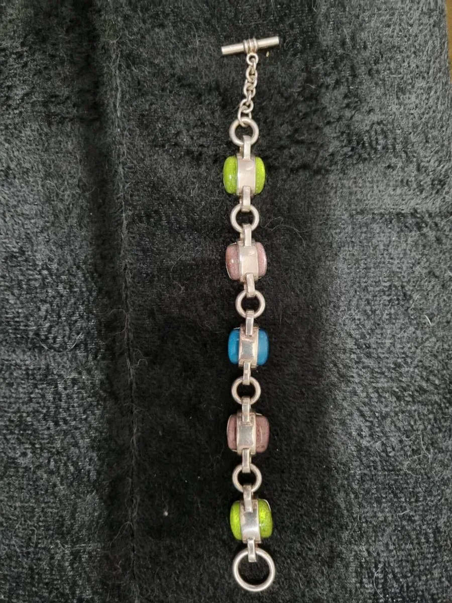 Sterling silver bracelet - Image 1