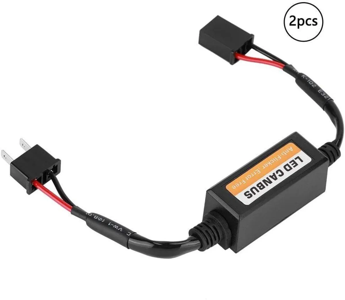 2X H7 LED Headlight Error Cancel Decoder - Image 1