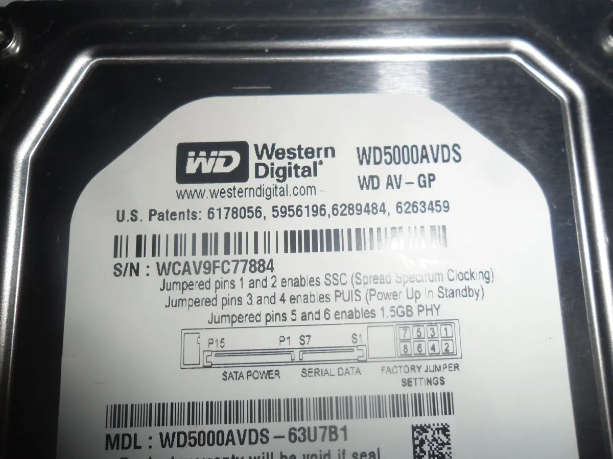 Wester Digital Hdd 500 gb, Sata - Image 4