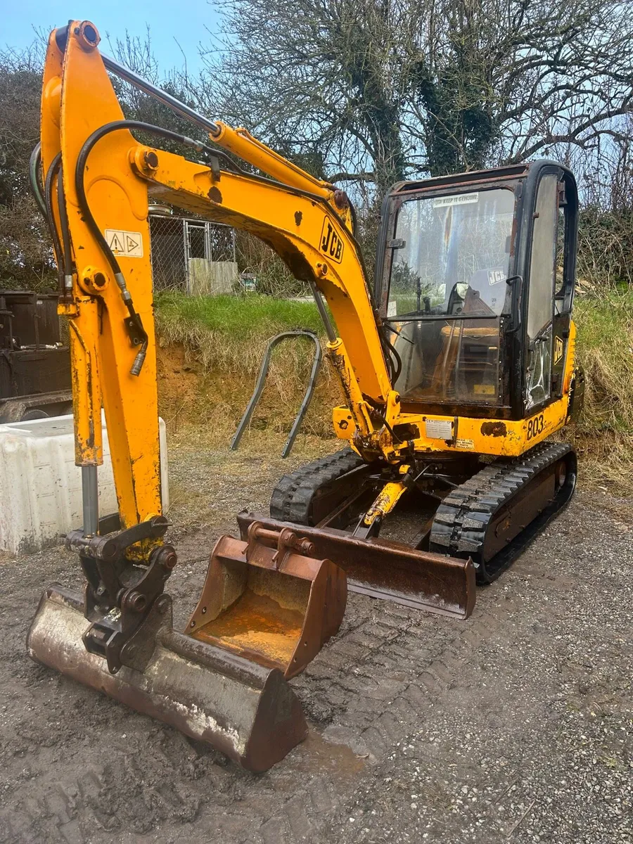 Jcb 803 super mini digger for sale - Image 1