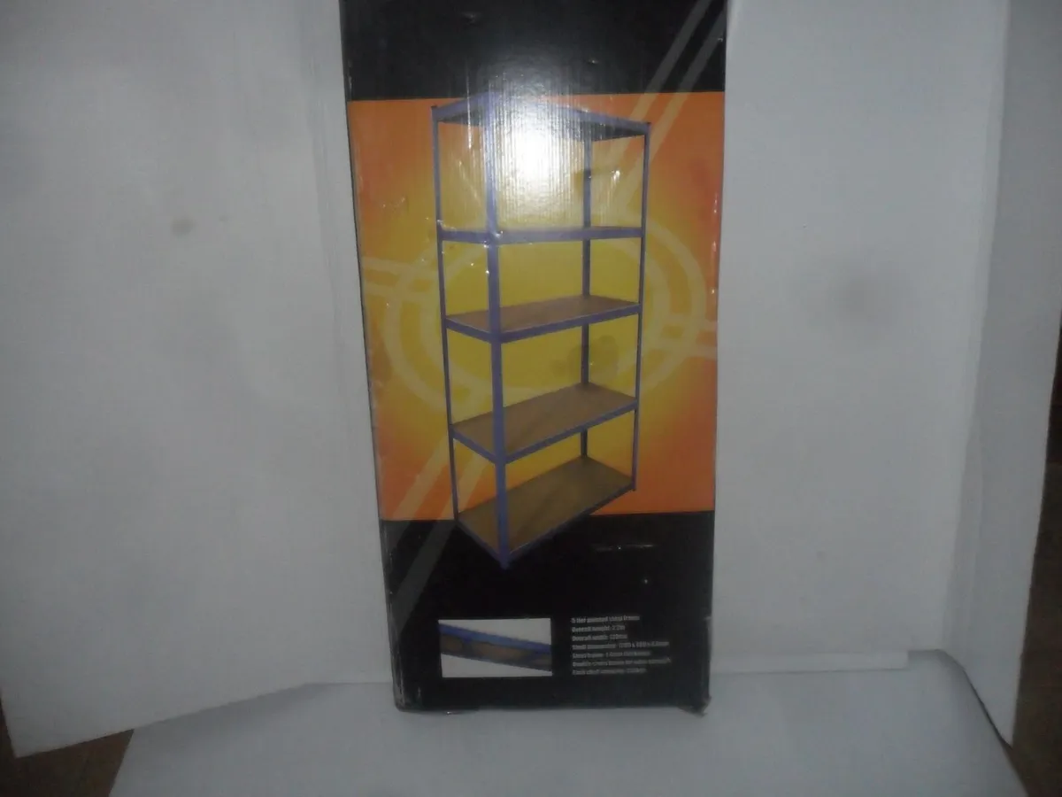 super heavy duty boltless 5 tier metal shelf - Image 1