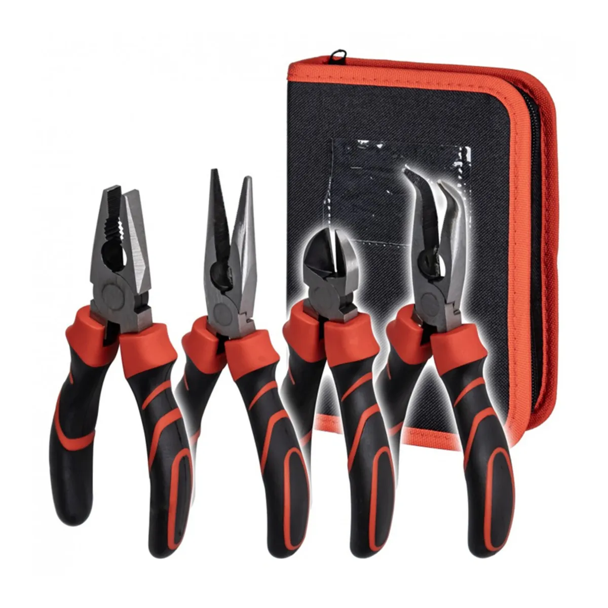 Plier Set – 4 Piece Professional Hand Tool Kit - Image 1