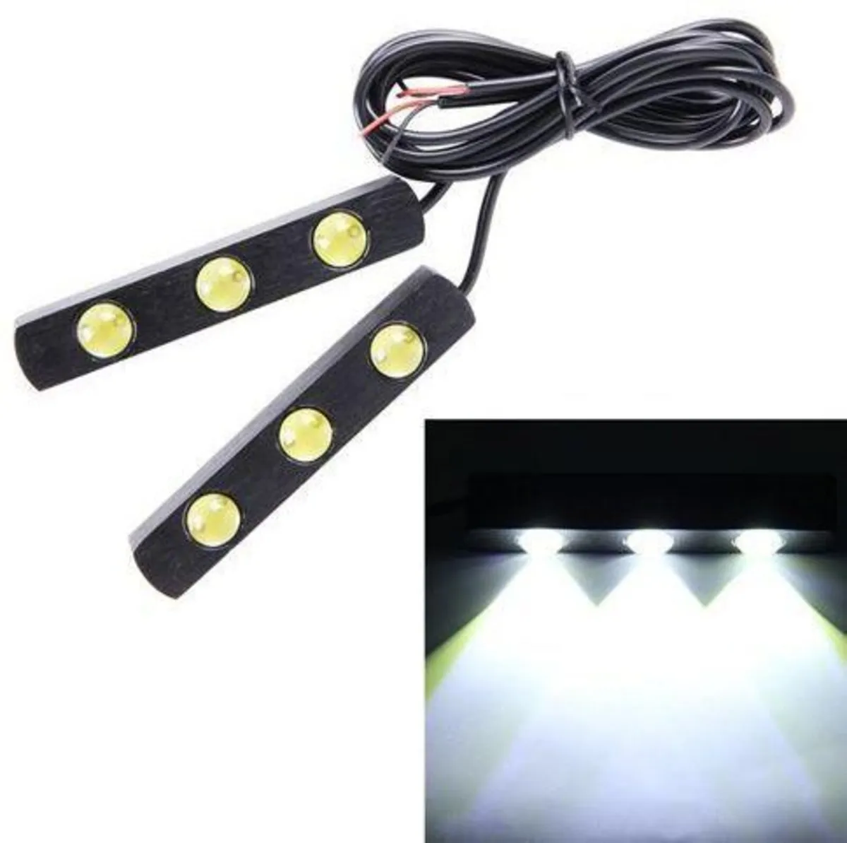 2 x 3 Led Eagle Eye Daytime Running Lights - Image 1