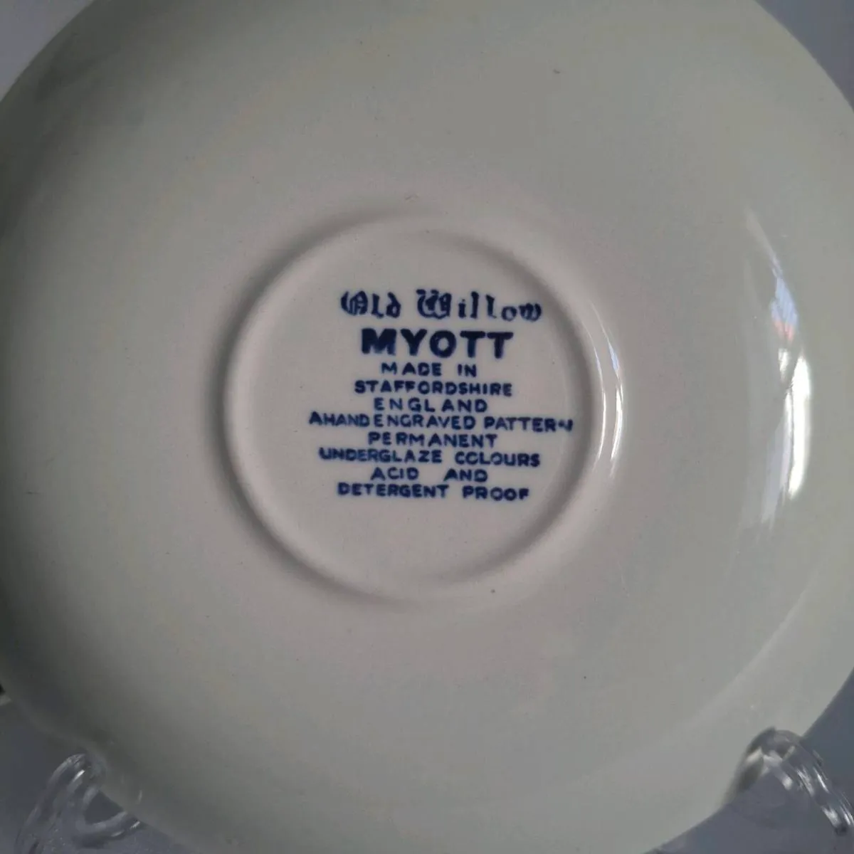 Myott Old Willow Saucers - Image 3
