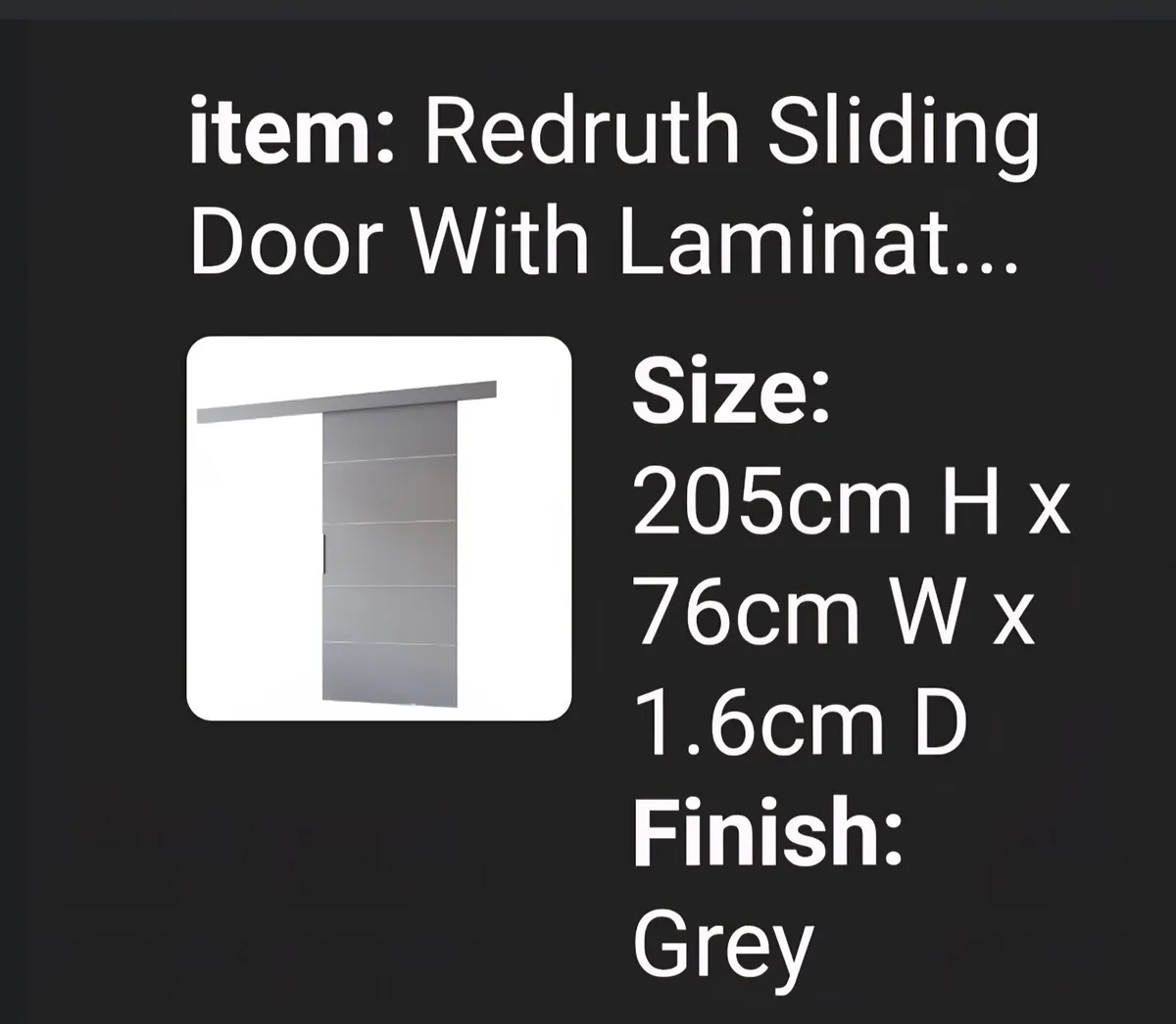 Sliding door - Image 1