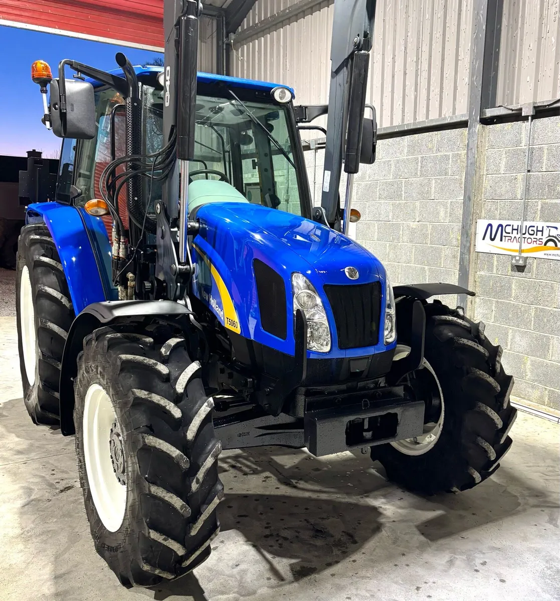 NEW HOLLAND T5060 c/w Quicke Q40 loader - Image 2