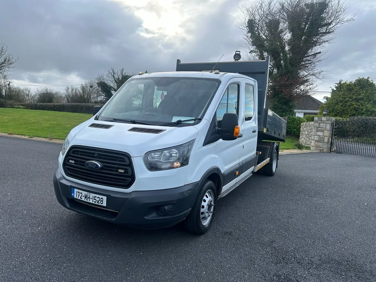2017 Ford transit crew cab tipper - Image 3