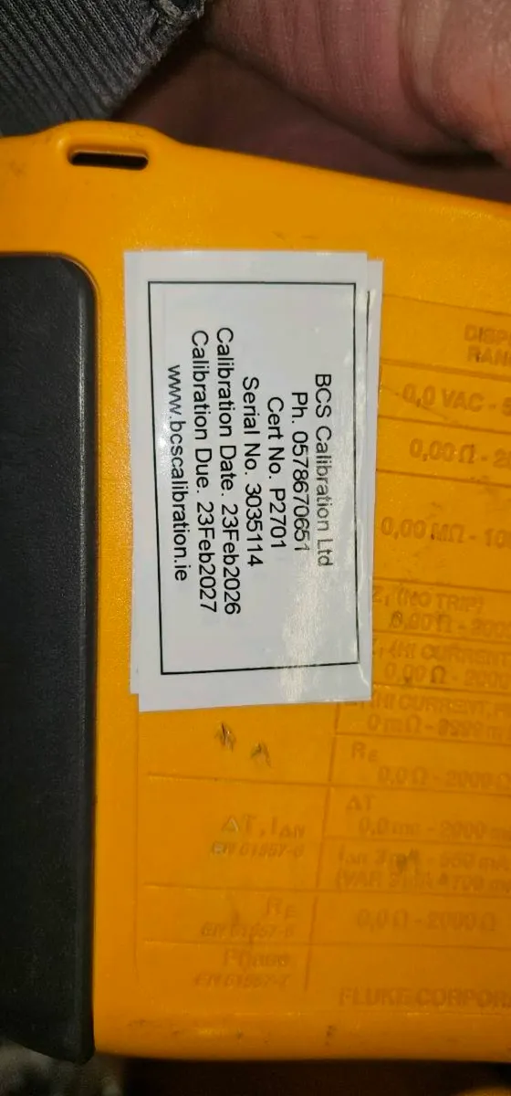 Fluke 1652C Multi Meter - Image 1