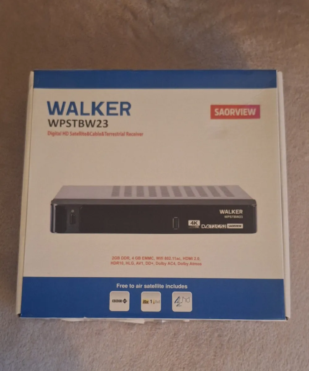 Walker Saorview box, Sat & terrestrial reciever - Image 1