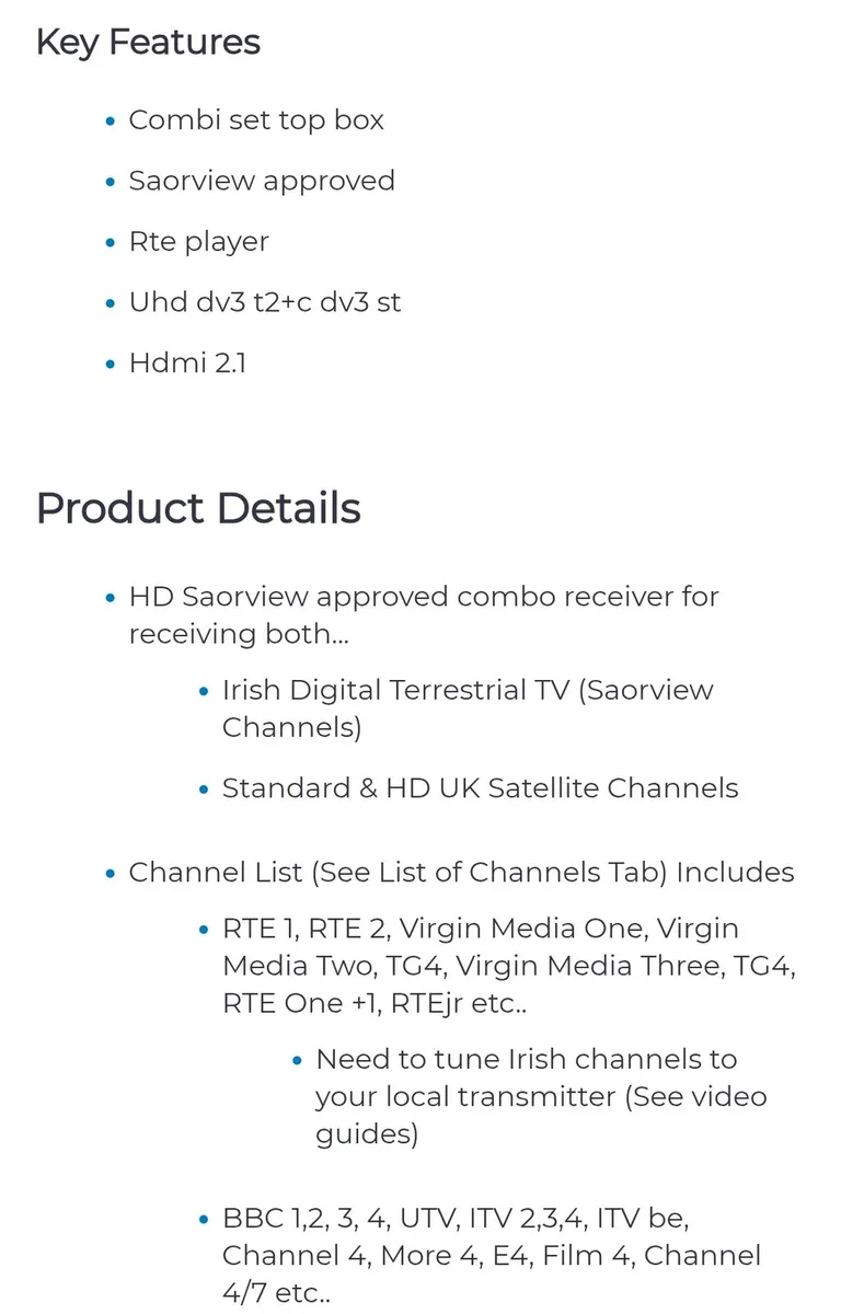 Walker Saorview box, Sat & terrestrial reciever - Image 2
