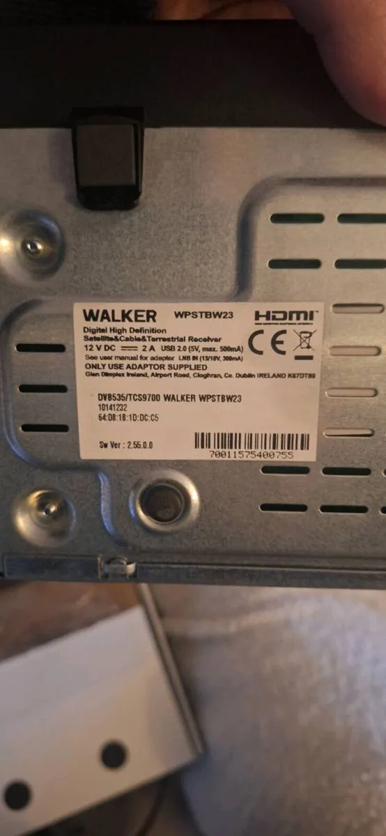 Walker Saorview box, Sat & terrestrial reciever - Image 4