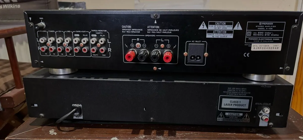Marantz CD 38 and pioneer 105 amp - Image 2