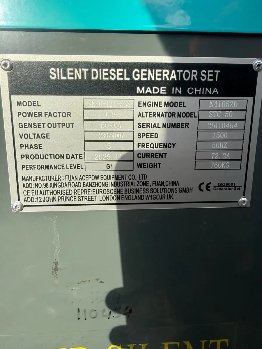 Kawakenki 50 kva generator - Image 3