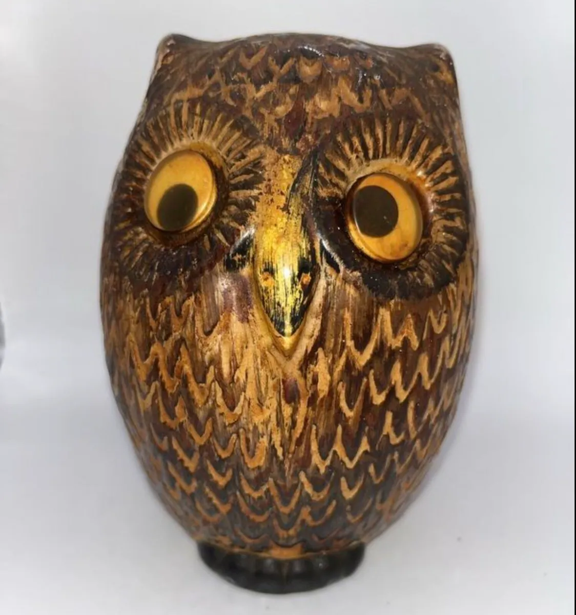 Rare 1960s Dendan Ware Owl Money box - Image 1