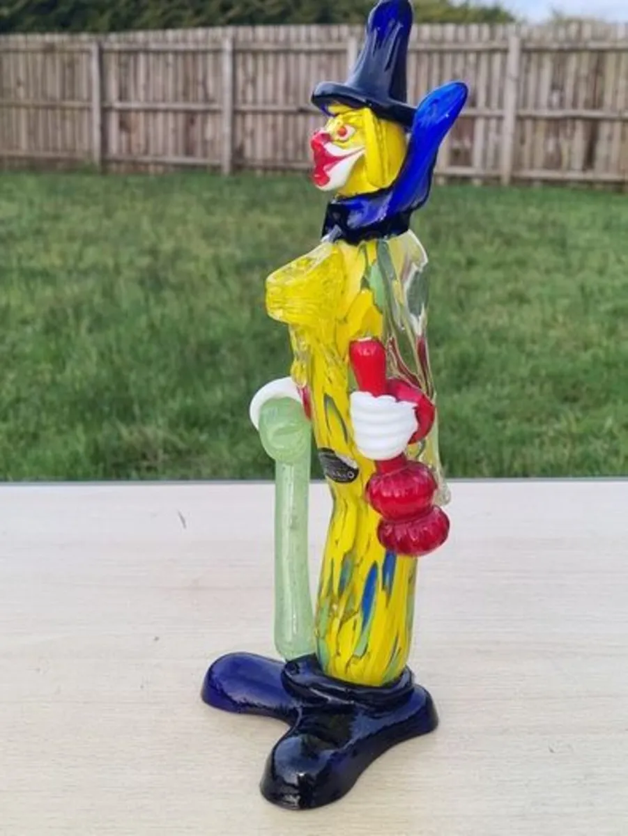 Murano glass clown figurine - Image 3