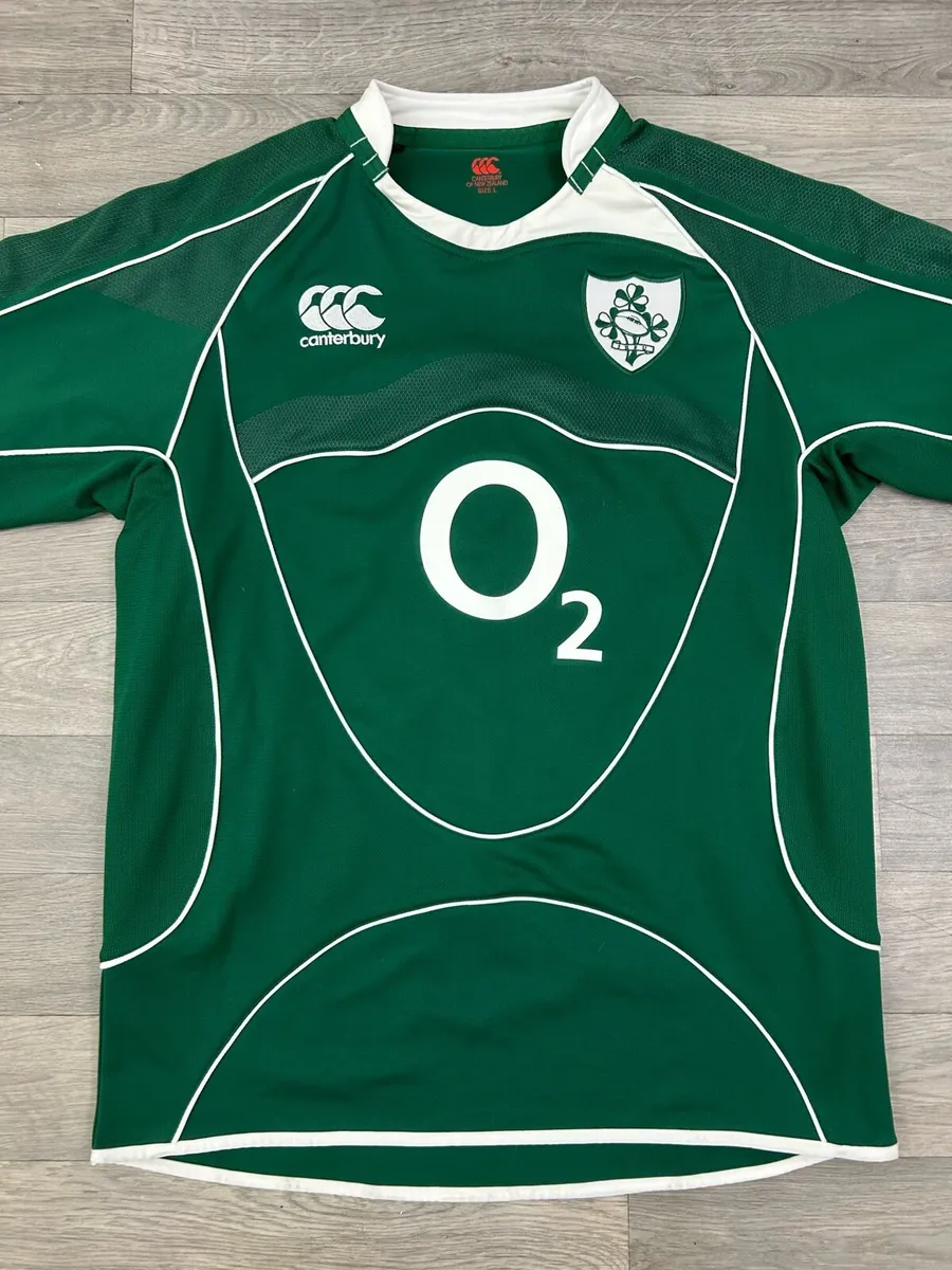 Vintage 2007 Canterbury Ireland Rugby Pro Jersey L - Image 2