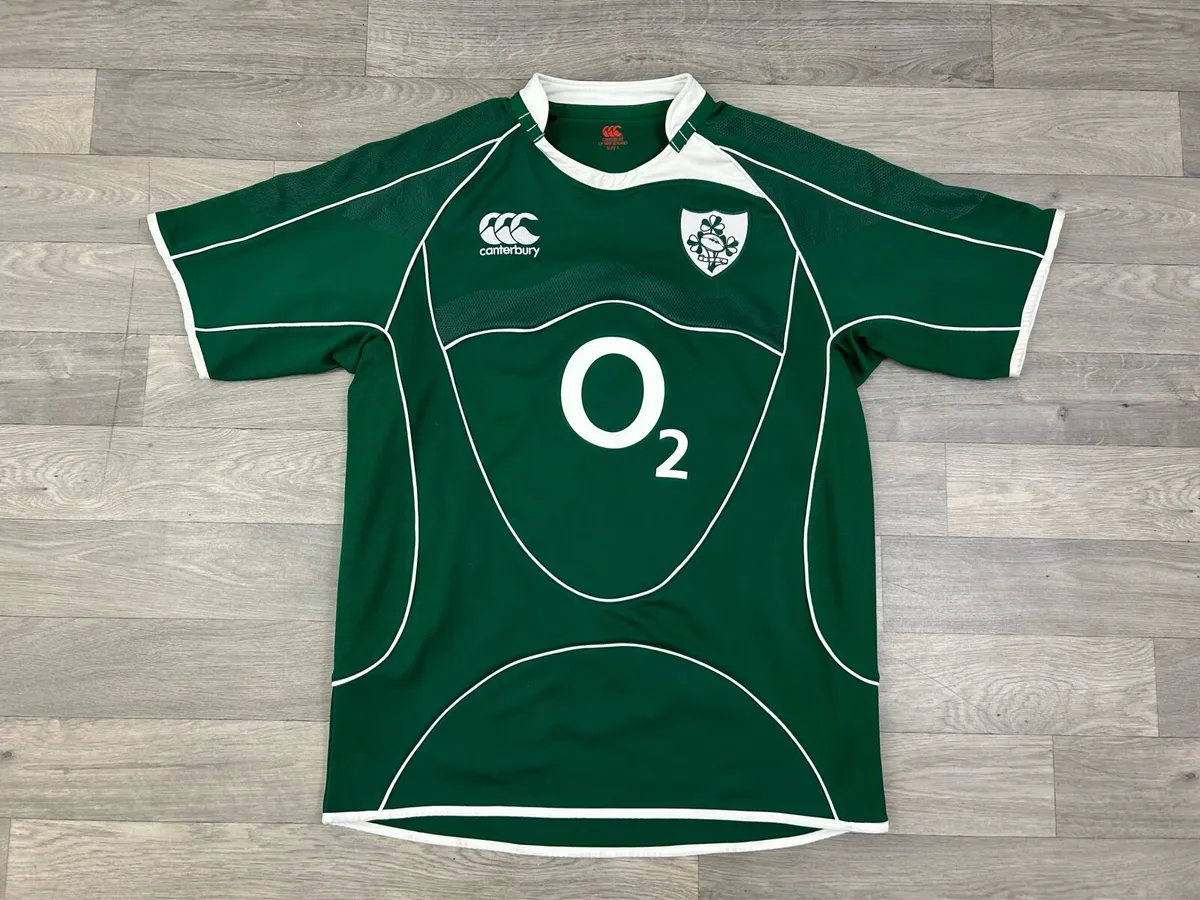 Vintage 2007 Canterbury Ireland Rugby Pro Jersey L - Image 1