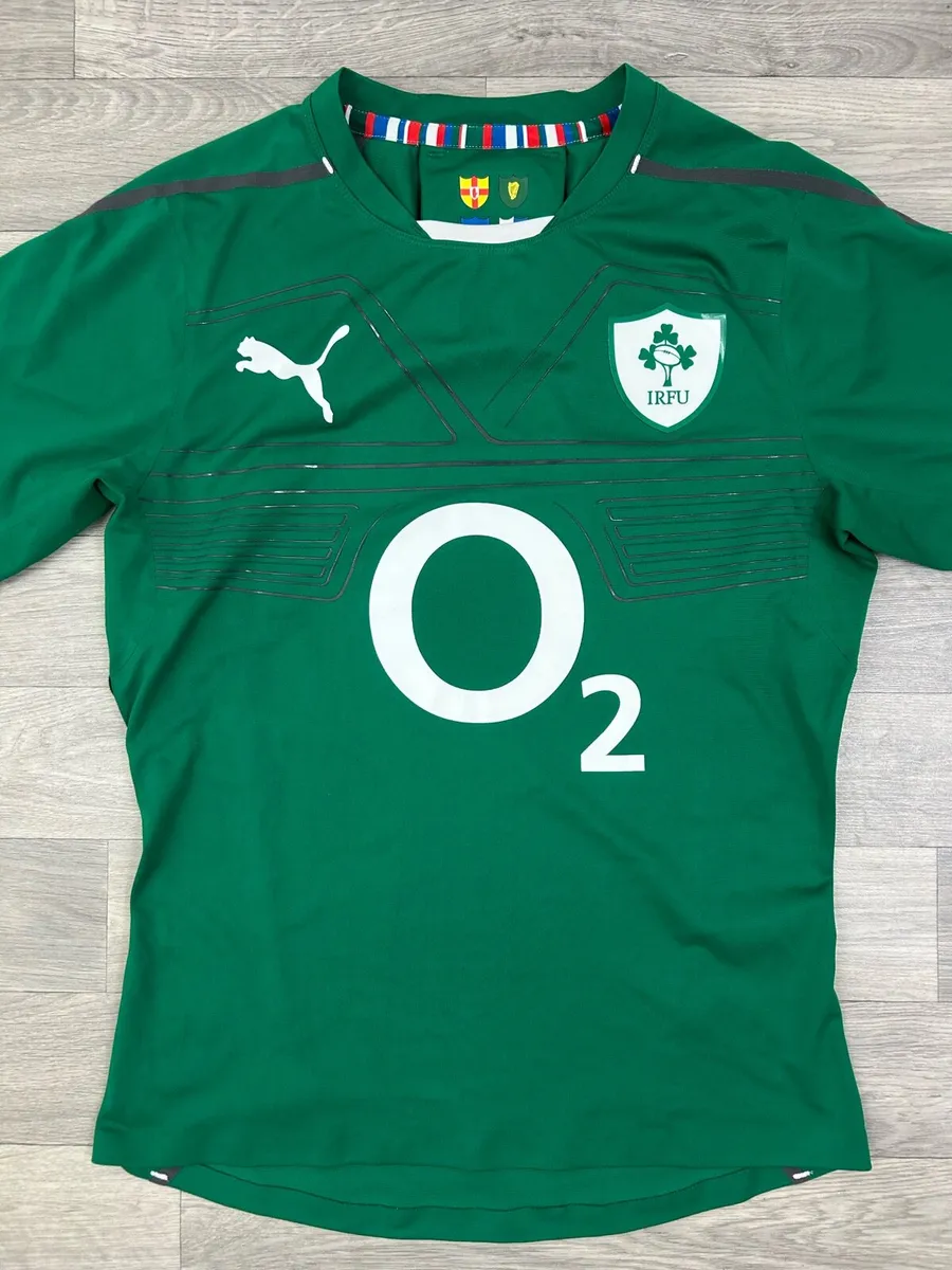 Puma Ireland Rugby Player Issue Jersey Shirt Large - Image 2