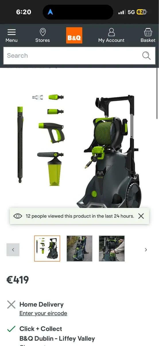 Brand-new power washer in the box, unused - Image 1